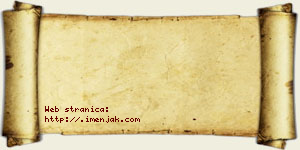 Janko Prica vizit kartica